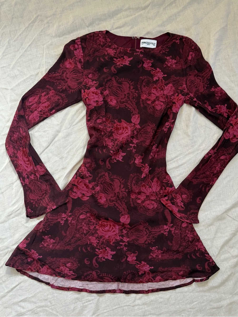Princess Polly Vivre Long Sleeve Mini Dress